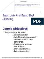 Basics in Unix