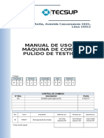 Informe Cortador de Testigos