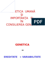 Genetica Umană X