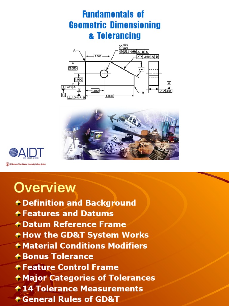 Fundamentals of GD&T | PDF | Engineering Tolerance | Geometry
