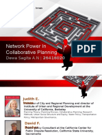Network Power in Collaborative Planning