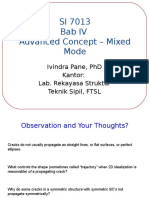 Si 7013 Bab Iv Advanced Concept - Mixed Mode: Ivindra Pane, PHD Kantor: Lab. Rekayasa Struktur Teknik Sipil, FTSL