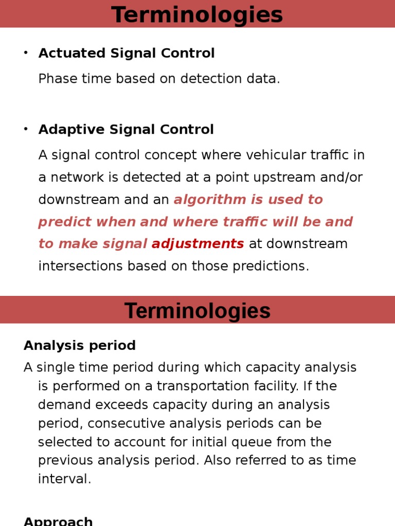 TES 3 Traffic Control PDF Traffic Traffic Light