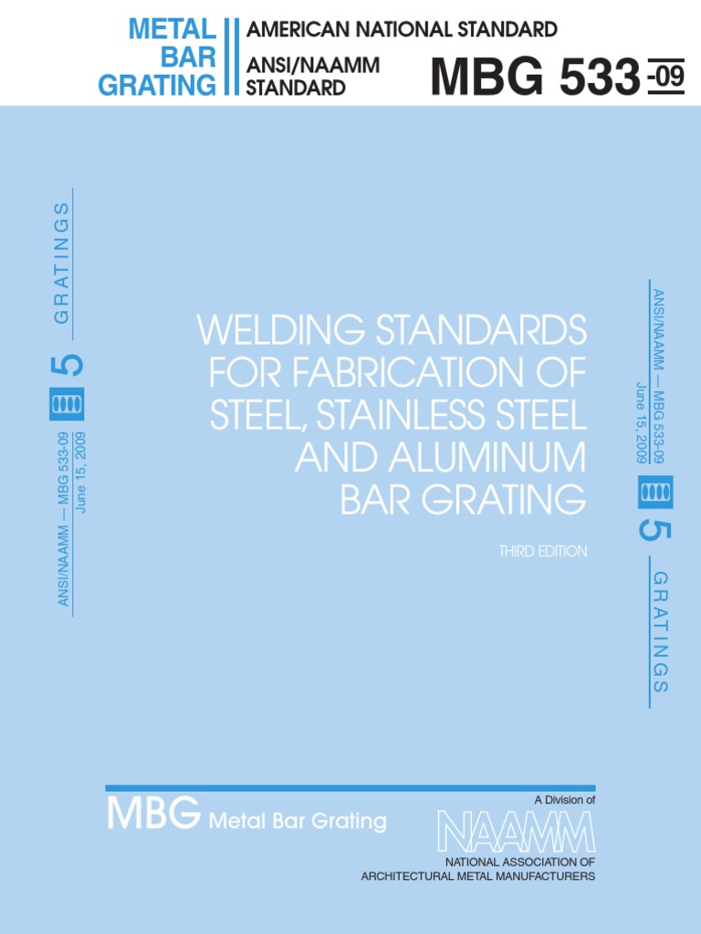 NAAMM MBG 533 Metal Bar Grating Standards | PDF