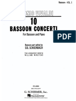 Vivaldi Schoenbach Bassoon Part Vol 1