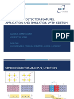 Silicon Drift Detector: Features, Application and Simulation With Kdetsim