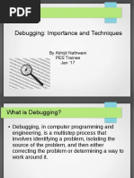 Debugging Techniques