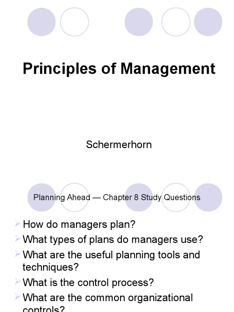 Schermerhorn Ch08 PDF Forecasting Goal