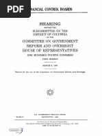 HOUSE HEARING, 104TH CONGRESS - FINANCIAL CONTROL BOARDS