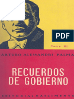 Recuerdos de Gobierno: Tomo III.