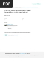 Download Aplikasi Membran Bioreaktor Dalam Pengolahan Air Limbah Industri by Dani Patrick SN343168088 doc pdf