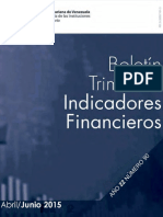 Boletín Trimestral de Indicadores Financieros 2015-2016