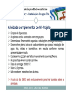 Aula 7 - Agua Fria - Atividade N1 PDF