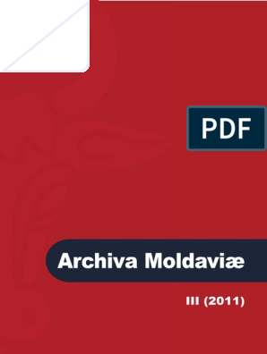 propeller Be careful wagon Archiva Moldaviae III-2011 Securizat | PDF