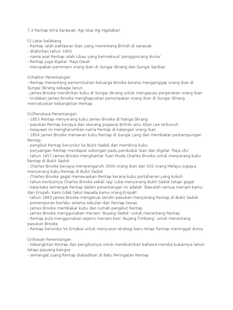 Rentap Pdf