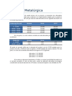 CASO Empresa Metalúrgica (Reemplazo)