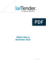 Whats New in Bartender 2016