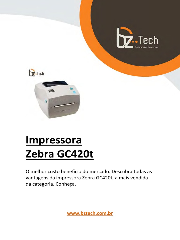 Manual Zebra Gc420t | Impressora (Computação) | Informática | Free 30