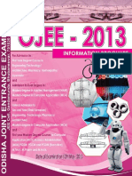 InformationBrochureOJEE 2013 PDF