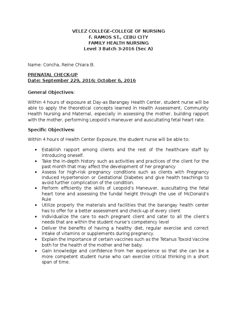 nursing assessment essay