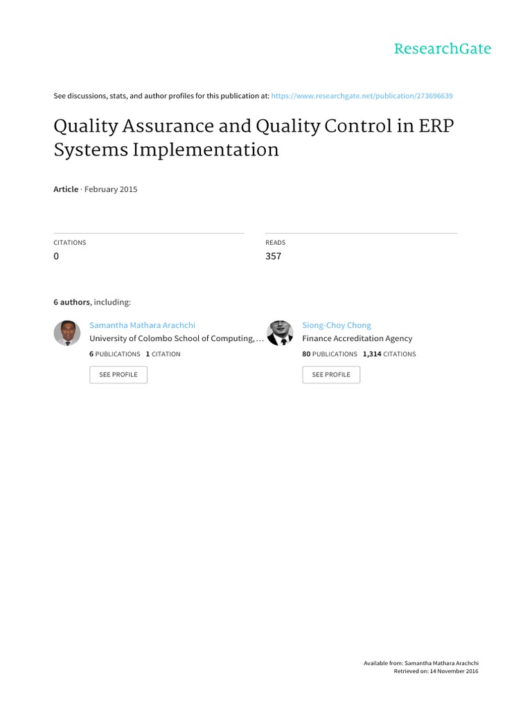 Erp PDF | PDF