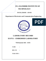 EC6711-Embedded Laboratory Uploaded by PRABHU.S