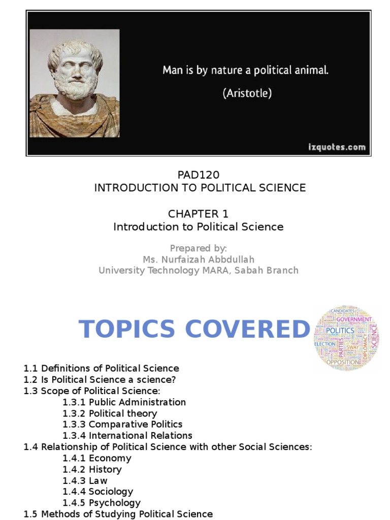 Chapter 1 Dec | Political Science | Science