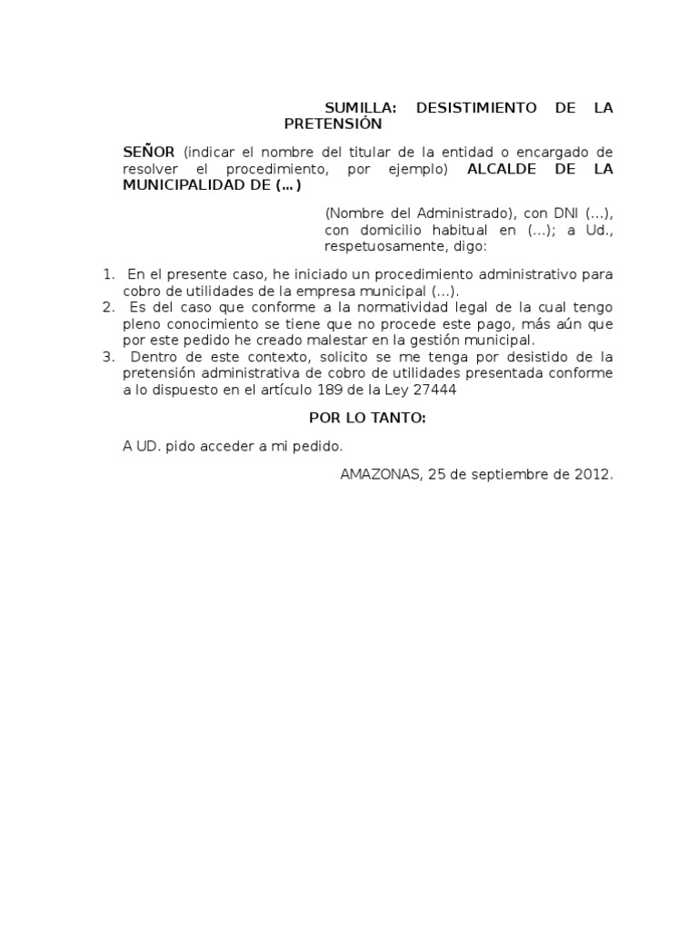 Ley 27444 Lp Actualizado