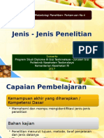 Jenis-Jenis Penelitian