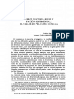 Libros de Caballerías y Ficción Sentimental. El Taller de Feliciano de Silva PDF