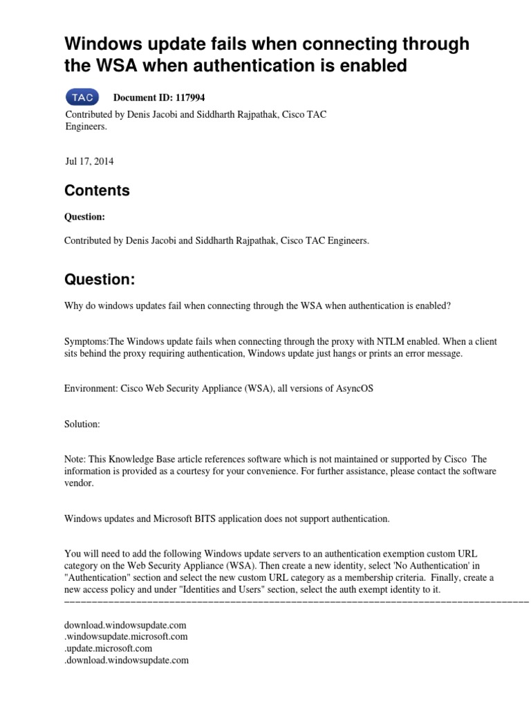 Fix Windows Update Failures via WSA | PDF | Business