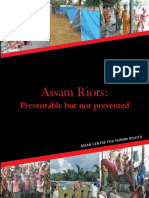Assam Riots 2012 Preventable But Not Prevented