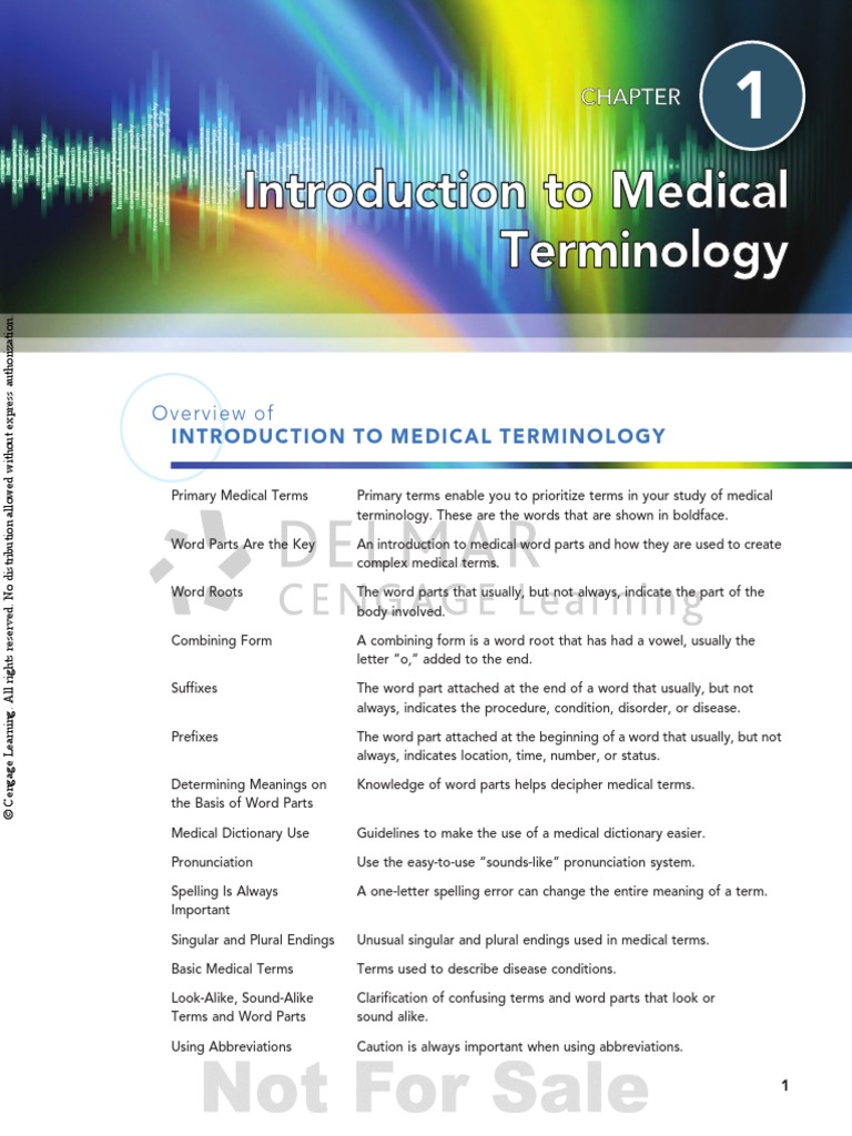 Medical Terminology Chap 1 Alisonhb Medicine Medical Specialties