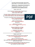 Entrepreneurial Events and Programming Roadmap For #ACSsanfran