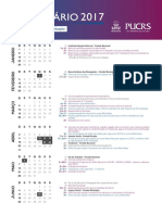 Calendario Graduacao e Pos Graduacao 2017 PDF