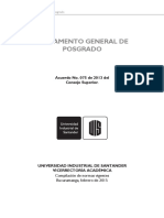 Acuerdo 075 - Reglamento General Posgrado