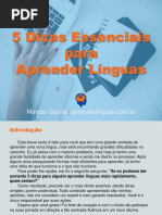 5 Dicas Essenciais Para Aprender Linguas