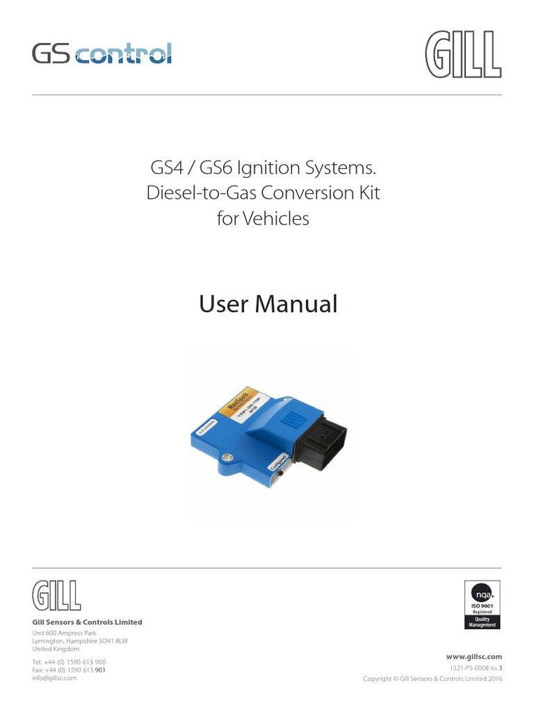 1521 PS 0008 GS4 GS6 Manual Issue 3 PDF Ignition System