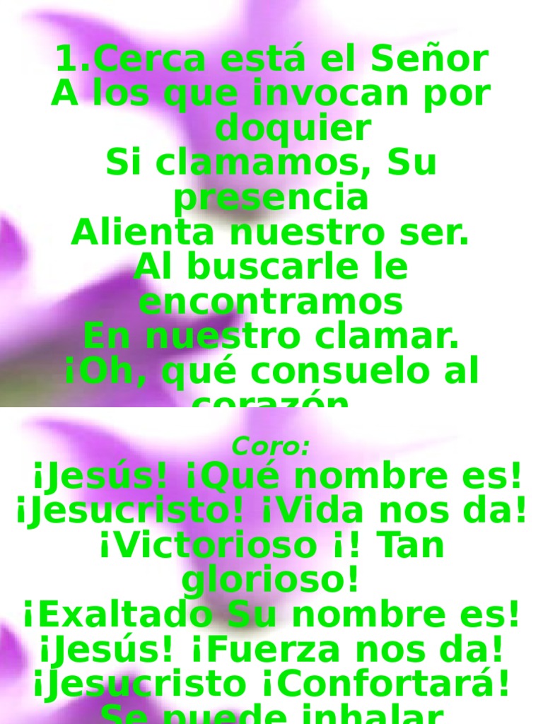 Cerca está el Señor: Himno Adventista | PDF