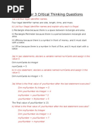 chapter 3 critical thinking questions