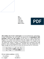 Carburizing Steel Gears Optimization