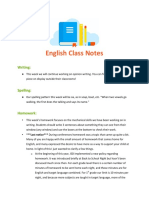 Englishclassnotes 3-27