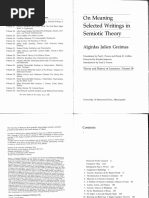 Algirdas Julien Greimas-On Meaning - Selected Writings in Semiotic ...