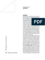Aronovich, Ricardo - Exponer una historia (fragmento).pdf