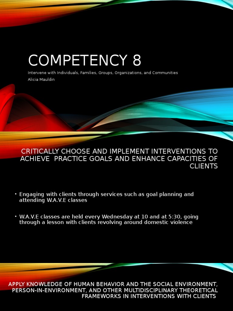 Competency 8 | PDF
