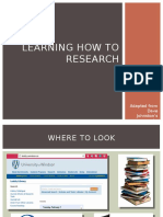 How To Research