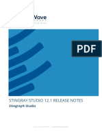 StingrayStudio 12.1 ReleaseNotes