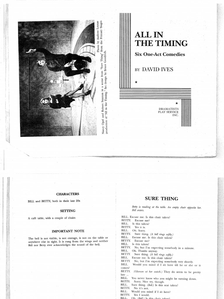 All in The Timing | PDF