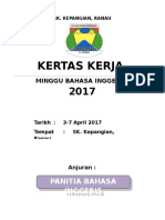 Kertas Kerja Minggu Bahasa Inggeris