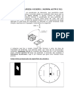 Aula Prática Ensaio de Dureza Vickers